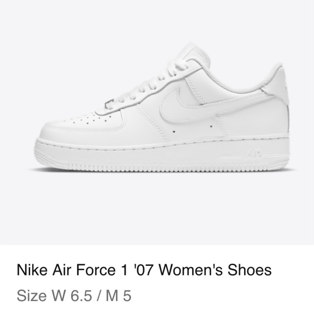 Nike Air Force 1 White Women’s 6.5